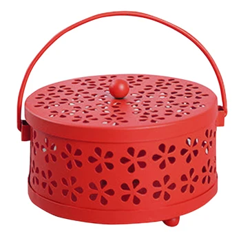 Rack Portable Mosquito Coil Holder Hollowed Case Practical With Handle Classical Anti Scald Incense Burner Metal Durable Garden
Rack Portable Mosquito Coil Holder Hollowed Case Practical With Handle Classical Anti Scald Incense Burner Metal Durable Garden
