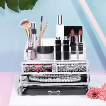 Acrylic Three Layer Drawer Type Storage Box Study Closet Desktop Transparent Finishing Makeup Keys Washing Supplies Organizer #
Acrylic Three Layer Drawer Type Storage Box Study Closet Desktop Transparent Finishing Makeup Keys Washing Supplies Organizer #
