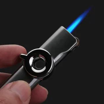 All metal creative windproof circulation inflatable lighter straight into the blue fire cigar igniter cigarette lighter gift
All metal creative windproof circulation inflatable lighter straight into the blue fire cigar igniter cigarette lighter gift