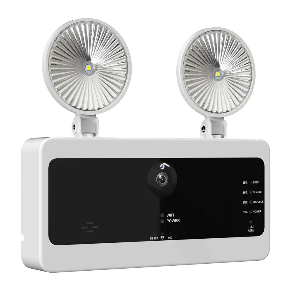 Double Heads Fire Emergency Light Led Charge Lamp Lighting Evacuation Indicator Automatic Security Monitoring Camera
Double Heads Fire Emergency Light Led Charge Lamp Lighting Evacuation Indicator Automatic Security Monitoring Camera