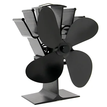 Black Small Stove Fan 4 Fireplace Wood Stove Fan for Gas/Pellet/Wood/Log Burning Stoves Fan +Thermometer
Black Small Stove Fan 4 Fireplace Wood Stove Fan for Gas/Pellet/Wood/Log Burning Stoves Fan +Thermometer