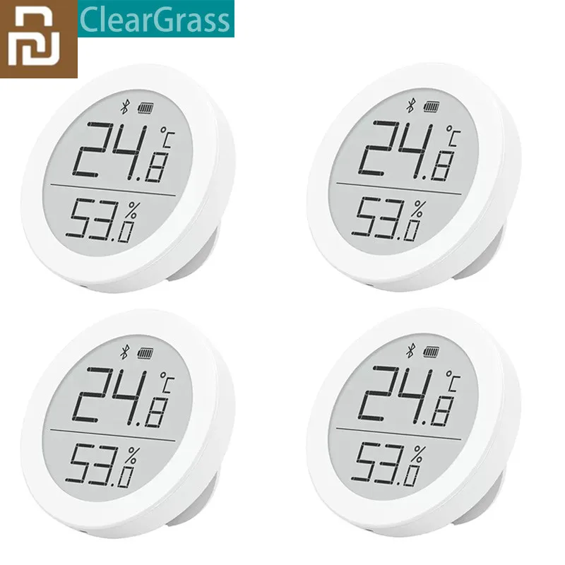 Youpin clearGrass Digital Bluetooth Thermometer and Hygrometer Electronic Ink Screen 30 Days Data By For Mi home app | Электроника