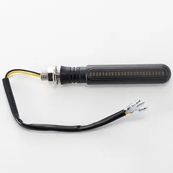 2PCS Motorcycle Turn Signals LED Flowing Water Flashing Lights Stop Signals Tail Flasher/Running Blinker DRL X6HF
2PCS Motorcycle Turn Signals LED Flowing Water Flashing Lights Stop Signals Tail Flasher/Running Blinker DRL X6HF
