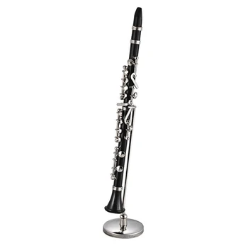 Mini Clarinet Model Musical Instrument Miniature Desk Decor Display Bass Clarinet With Black Leather Box + Bracket Drop Shipping
Mini Clarinet Model Musical Instrument Miniature Desk Decor Display Bass Clarinet With Black Leather Box + Bracket Drop Shipping