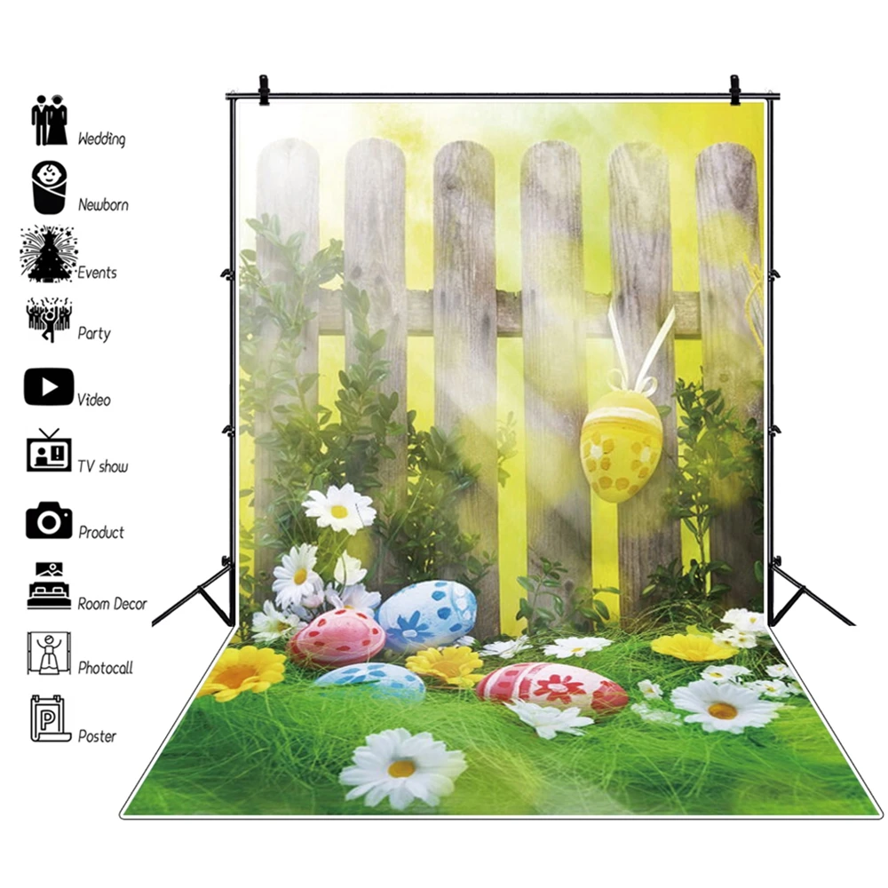 Easter Spring Eggs Flower Fence Nature Baby Photography Backdrop Vinyl Photographic Background For Photo Studio Photophone Shoot
Easter Spring Eggs Flower Fence Nature Baby Photography Backdrop Vinyl Photographic Background For Photo Studio Photophone Shoot