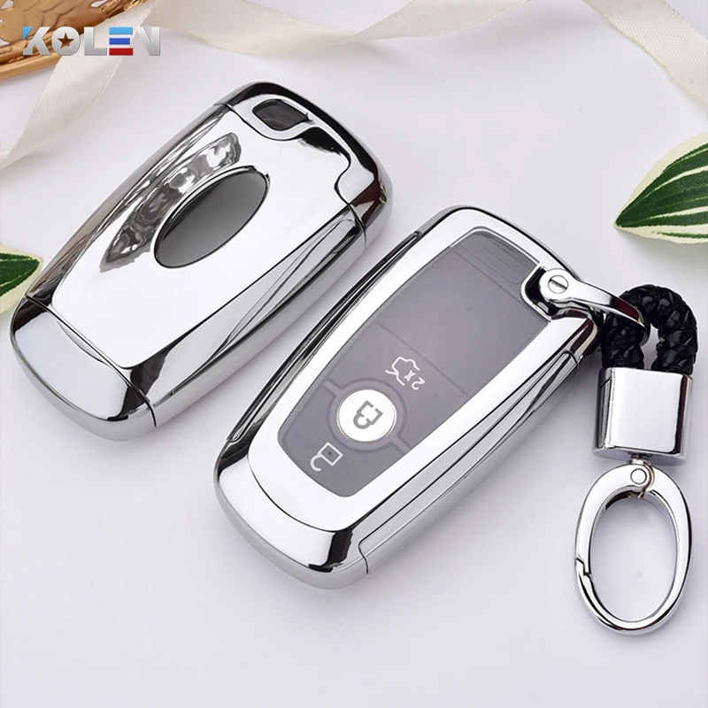 Plating Soft TPU+PC Car Remote Key Case Cover Holder For Ford F-150 F-250 F-350 2018 2017 Fusion Mustang Explorer Key Shell Fob
Plating Soft TPU+PC Car Remote Key Case Cover Holder For Ford F-150 F-250 F-350 2018 2017 Fusion Mustang Explorer Key Shell Fob