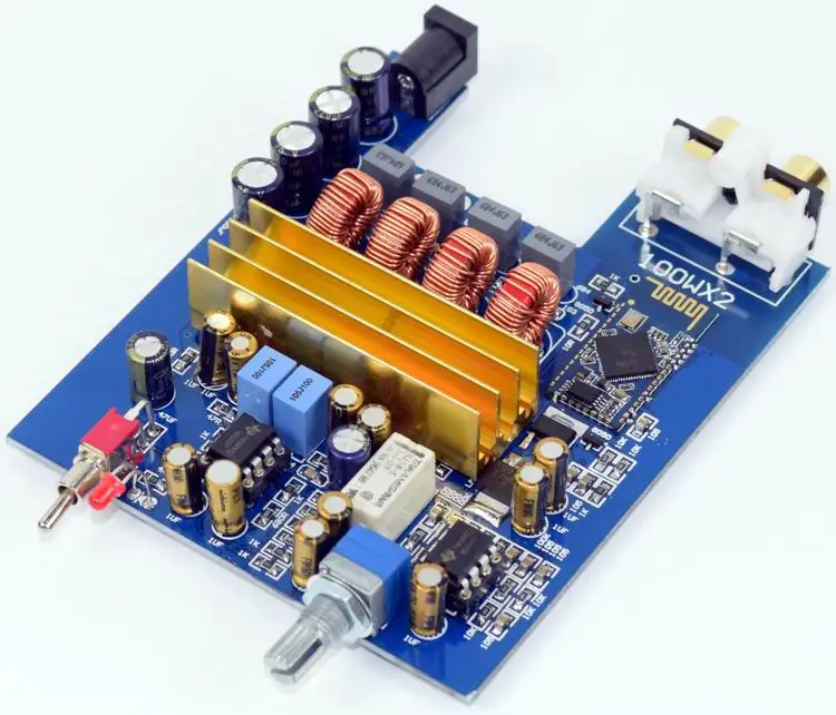 Плата усилителя класса D 3A 24 В постоянного тока мощности TPA3116 2 0 Bluetooth 100 Вт +