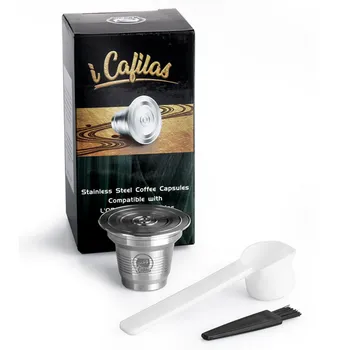Behogar Reusable Coffee Capsule Stainless Steel Refillable Coffee Pod Filter Cup for Nespresso LORLM8012 60 A
Behogar Reusable Coffee Capsule Stainless Steel Refillable Coffee Pod Filter Cup for Nespresso LORLM8012 60 A
