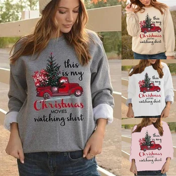New 1PC Christmas Women Sweatshirt Xmas Christmas Tree Long Sleeve O-Neck Sweatshirt Pullover Shirt Tops Blouse
New 1PC Christmas Women Sweatshirt Xmas Christmas Tree Long Sleeve O-Neck Sweatshirt Pullover Shirt Tops Blouse