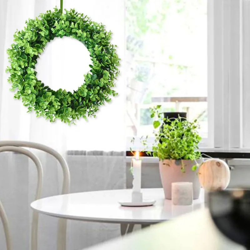Wedding Decor Artificial Green Leaves Wreath Big Eucalyptus Wreath For Home Office Wall Front Door
Wedding Decor Artificial Green Leaves Wreath Big Eucalyptus Wreath For Home Office Wall Front Door