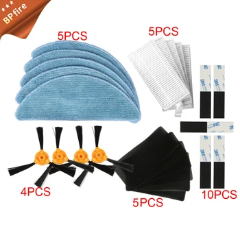 4Pcs side brush+5Pcs HEPA filter+5Pcs sponge+5Pcs mop cloth+10Pcs magic paste for CONGA EXCELLENCE Robotic Vacuum Cleaner Parts
4Pcs side brush+5Pcs HEPA filter+5Pcs sponge+5Pcs mop cloth+10Pcs magic paste for CONGA EXCELLENCE Robotic Vacuum Cleaner Parts