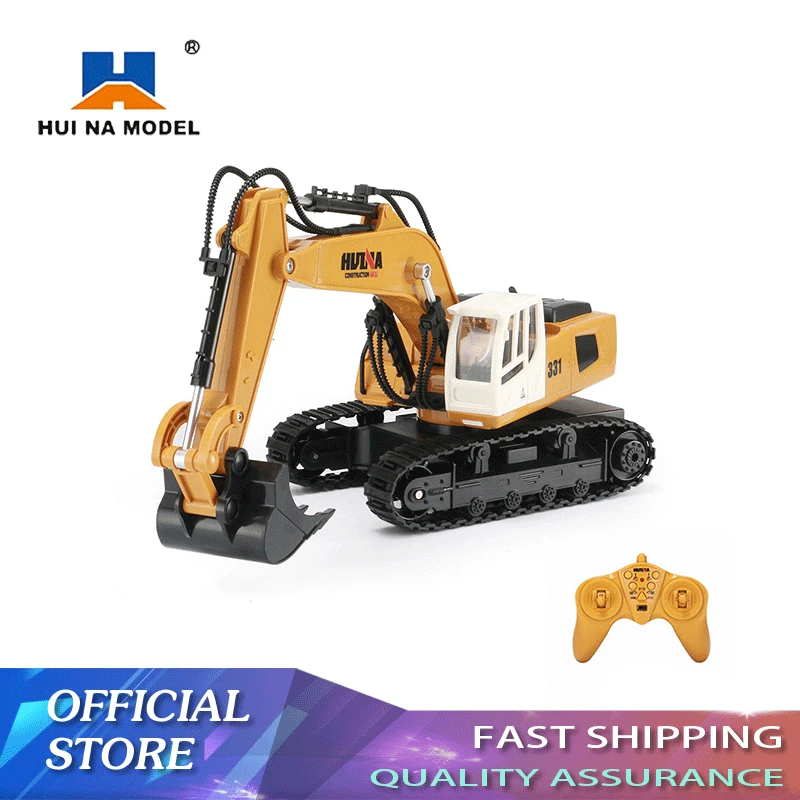 Huina 1331 1/16 2 4G 9CH радиоуправляемая грузовая техника для ползания гусеничный трактор