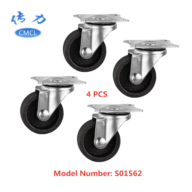 4 Pcs/Lot Casters 1.5 Inch Cast Iron Caster Diameter 4cm All Angle Wheel Height 5cm Furniture Factory Direct
4 Pcs/Lot Casters 1.5 Inch Cast Iron Caster Diameter 4cm All Angle Wheel Height 5cm Furniture Factory Direct