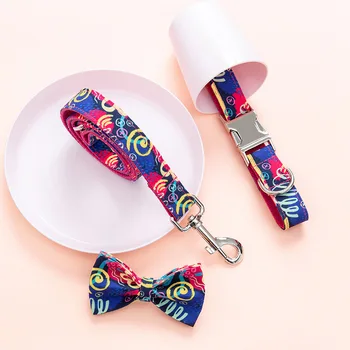 Personalized Floral Dog Collar and Leash Set Custom Small Medium Large Dog Pet ID Collar Lead Flower Print Dog Engraved Collars
Personalized Floral Dog Collar and Leash Set Custom Small Medium Large Dog Pet ID Collar Lead Flower Print Dog Engraved Collars
