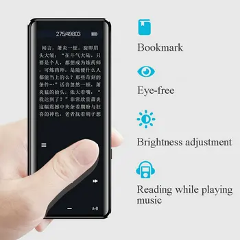 X5 Video MP4 Player Blue tooth Touch Screen HiFi Portable MP3 Walkman with FM Voice Recording
X5 Video MP4 Player Blue tooth Touch Screen HiFi Portable MP3 Walkman with FM Voice Recording