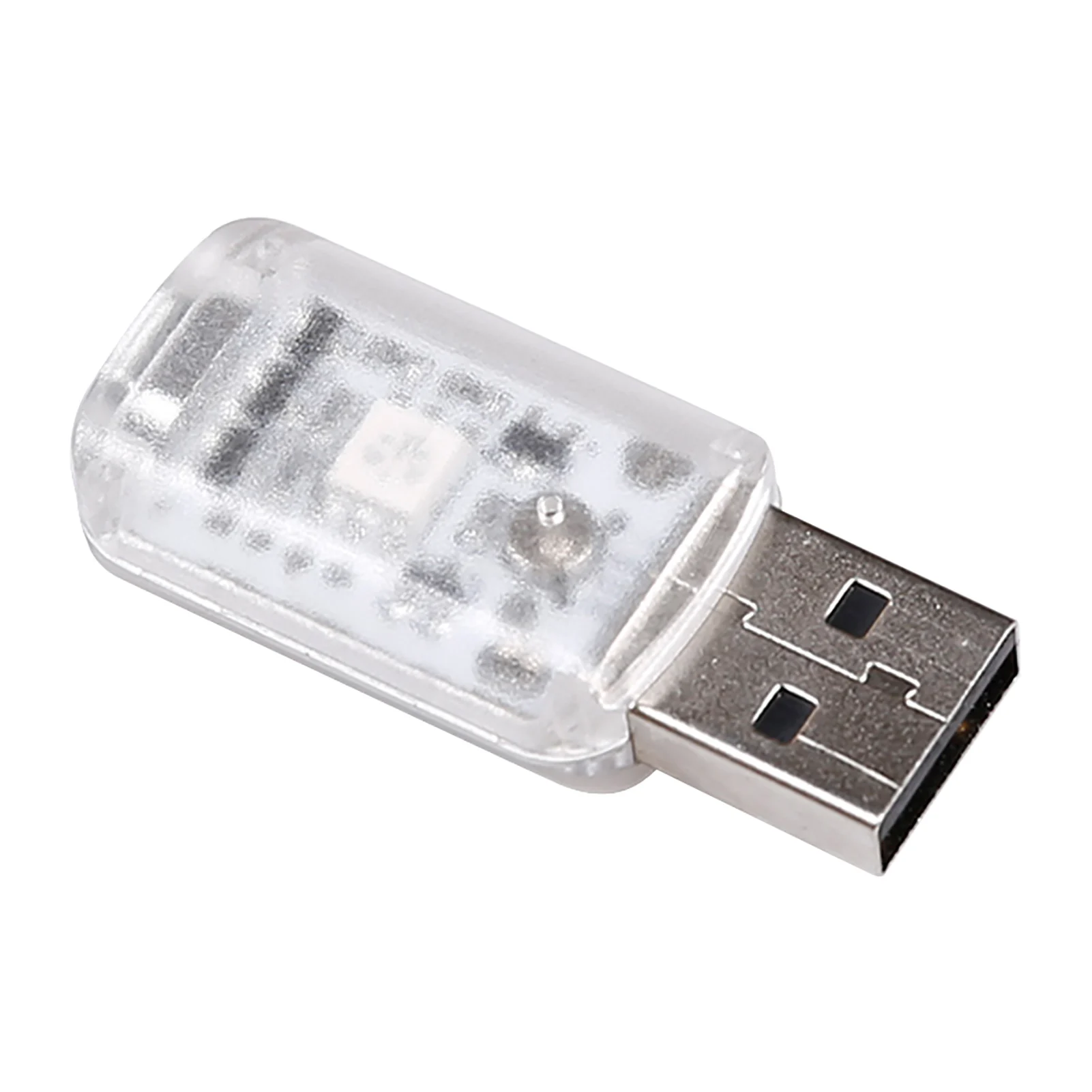 Красочные зарядных порта USB для автомобиля светильник авто Интерьер атмосферный