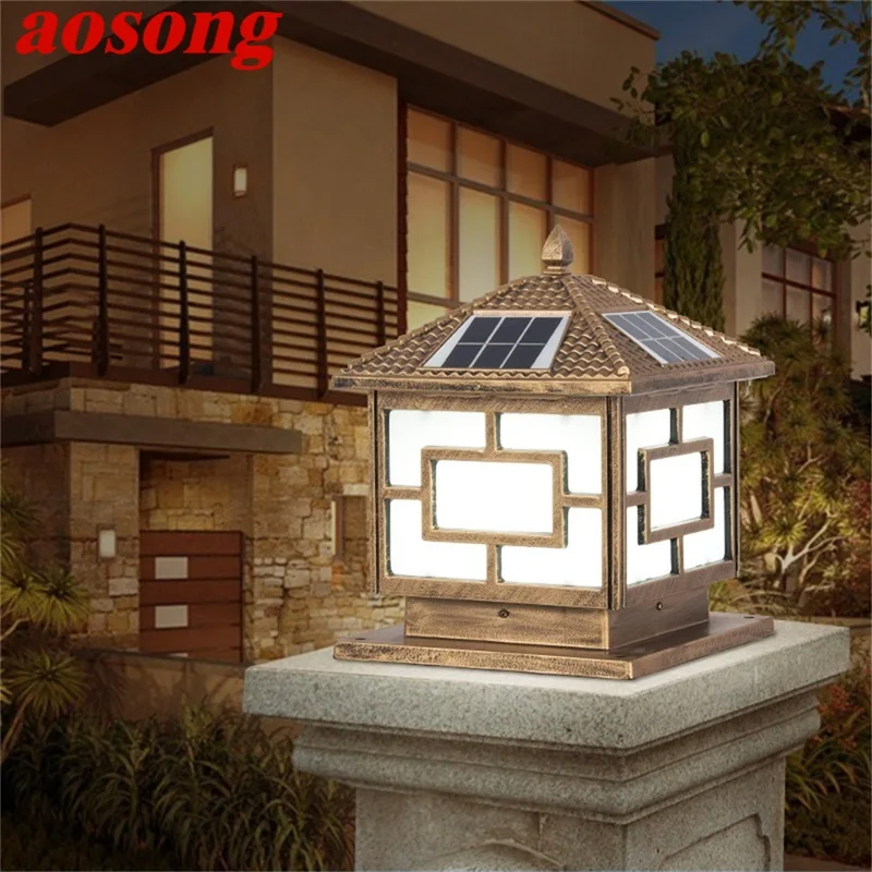 AOSONG Solar Outdoor Light LED Post Light Waterproof Modern Pillar Lighting For Patio Porch Balcony Courtyard Villa
AOSONG Solar Outdoor Light LED Post Light Waterproof Modern Pillar Lighting For Patio Porch Balcony Courtyard Villa