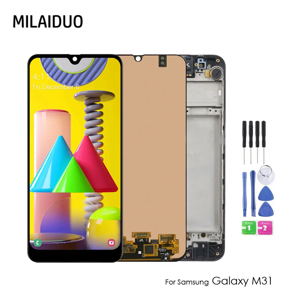 For Samsung Galaxy M31 M315 M315F/DS LCD Display Touch Screen Digitizer Assembly For Samsung M315 LCD Replacement
For Samsung Galaxy M31 M315 M315F/DS LCD Display Touch Screen Digitizer Assembly For Samsung M315 LCD Replacement