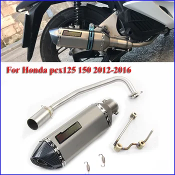Motorcycle Exhaust System Slip on Muffler Exhaust Pipe Link Connecting Tube Whole Set for 2012-2016 Honda pcx150 pcx125
Motorcycle Exhaust System Slip on Muffler Exhaust Pipe Link Connecting Tube Whole Set for 2012-2016 Honda pcx150 pcx125