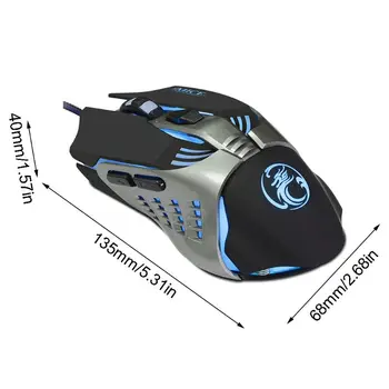 Wired Gaming Mouse Programmable Computer Mouse LED Light Ergonomic Design Gaming Room Professional Gamer Mouse 
Wired Gaming Mouse Programmable Computer Mouse LED Light Ergonomic Design Gaming Room Professional Gamer Mouse