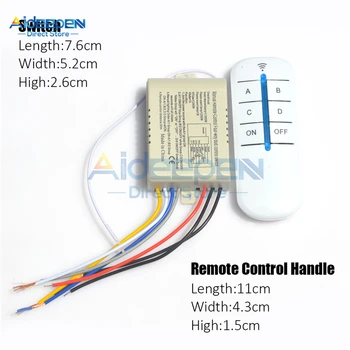 1/2/3/4 Channels 220V 50/60Hz RF Remote Control Switch Wireless Remote Control Switch ON/OFF For Smart Home Indoor Lighting
1/2/3/4 Channels 220V 50/60Hz RF Remote Control Switch Wireless Remote Control Switch ON/OFF For Smart Home Indoor Lighting