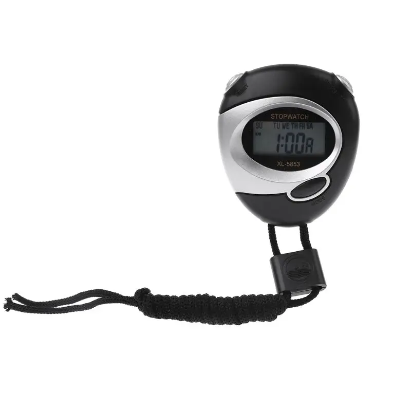 Sports Stopwatch Counter Timer Chronograph LCD Digital Handheld for Running with Battery
Sports Stopwatch Counter Timer Chronograph LCD Digital Handheld for Running with Battery