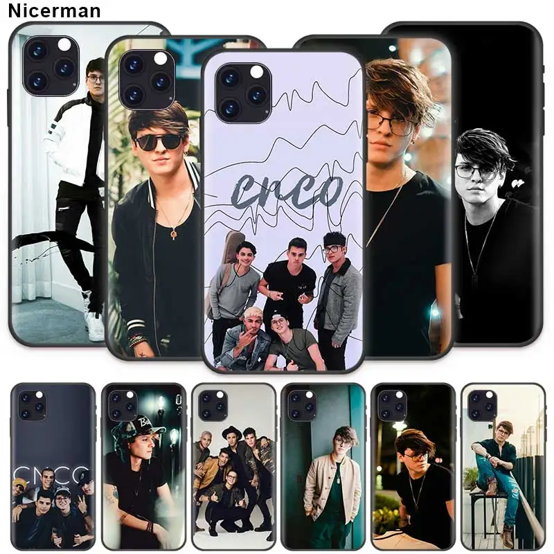 CNCO Christopher Velez Case for Apple iPhone 11 X XR XS Max 7 8 6 6S Plus 5 5S SE 5C Black Silicone Cover Phone Coque Cubre Caso
CNCO Christopher Velez Case for Apple iPhone 11 X XR XS Max 7 8 6 6S Plus 5 5S SE 5C Black Silicone Cover Phone Coque Cubre Caso
