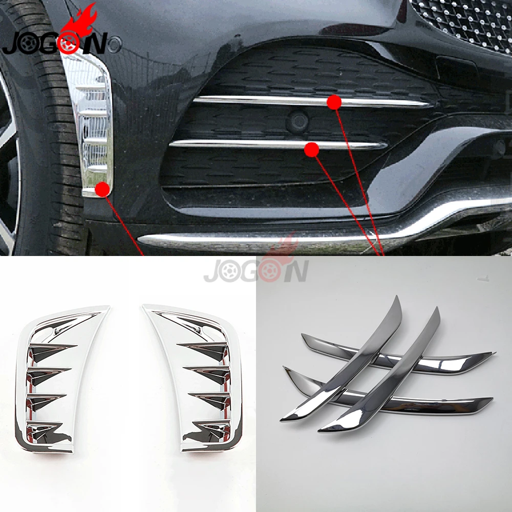 ABS Chrome For Mercedes-Benz GLC Class 2020 Car Front Fog Light Strips Fender Vent Outlet Cover Trim Molding Accessories
ABS Chrome For Mercedes-Benz GLC Class 2020 Car Front Fog Light Strips Fender Vent Outlet Cover Trim Molding Accessories