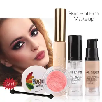 Concealer Skin Care Makeup 4sets Makeup Primer Liquid Foundation Concealer High-gloss Eye Shadow Concealing Modifying Whitening
Concealer Skin Care Makeup 4sets Makeup Primer Liquid Foundation Concealer High-gloss Eye Shadow Concealing Modifying Whitening