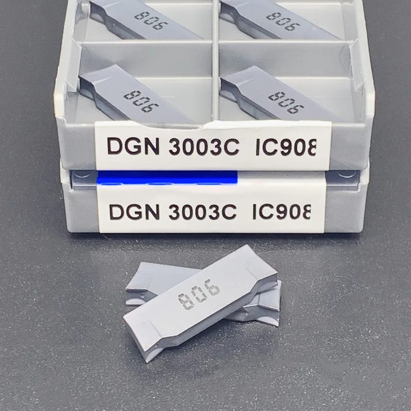 DGN3003C IC908 Internal turning tool Cermet grade carbide inserts CNC lathe metal cutting tool Turning Insert 
DGN3003C IC908 Internal turning tool Cermet grade carbide inserts CNC lathe metal cutting tool Turning Insert