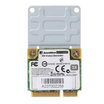 BCM970012 BCM70015 Crystal HD Decoder Card AW-VD904 Mini PCIE Card for APPLE TV Notebooks
BCM970012 BCM70015 Crystal HD Decoder Card AW-VD904 Mini PCIE Card for APPLE TV Notebooks