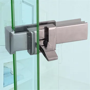 Bathroom Glass Sliding Door Lock Hasp Doorstop Window Security Anti-Theft Locks Zinc Alloy Home Hardware for Glass Thick 8mm
Bathroom Glass Sliding Door Lock Hasp Doorstop Window Security Anti-Theft Locks Zinc Alloy Home Hardware for Glass Thick 8mm