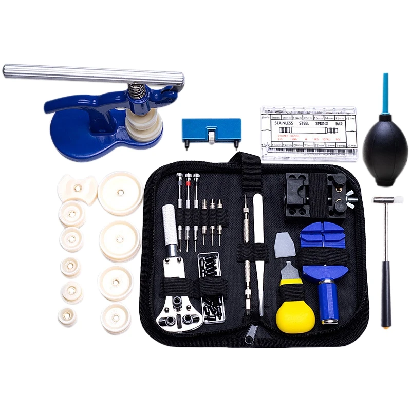 406 Pieces Professional Watch Repair Tool Kit Clock Tools Disassembly Battery Replacement Watch Press Spring Bar Battery Replace
406 Pieces Professional Watch Repair Tool Kit Clock Tools Disassembly Battery Replacement Watch Press Spring Bar Battery Replace