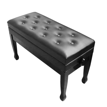 Adjustable Artist Piano Bench Wooden PU Leather Double Person Piano Stool with Music Storage 
Adjustable Artist Piano Bench Wooden PU Leather Double Person Piano Stool with Music Storage