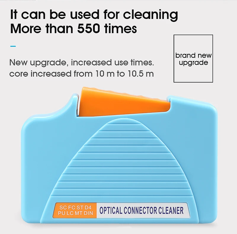 Fiber End Face Cleaning Box Fiber Wiping Tool Pigtail Cleaner Cassette Ftth Optic Fiber Cleaner Tools for SC/ST/FC
Fiber End Face Cleaning Box Fiber Wiping Tool Pigtail Cleaner Cassette Ftth Optic Fiber Cleaner Tools for SC/ST/FC