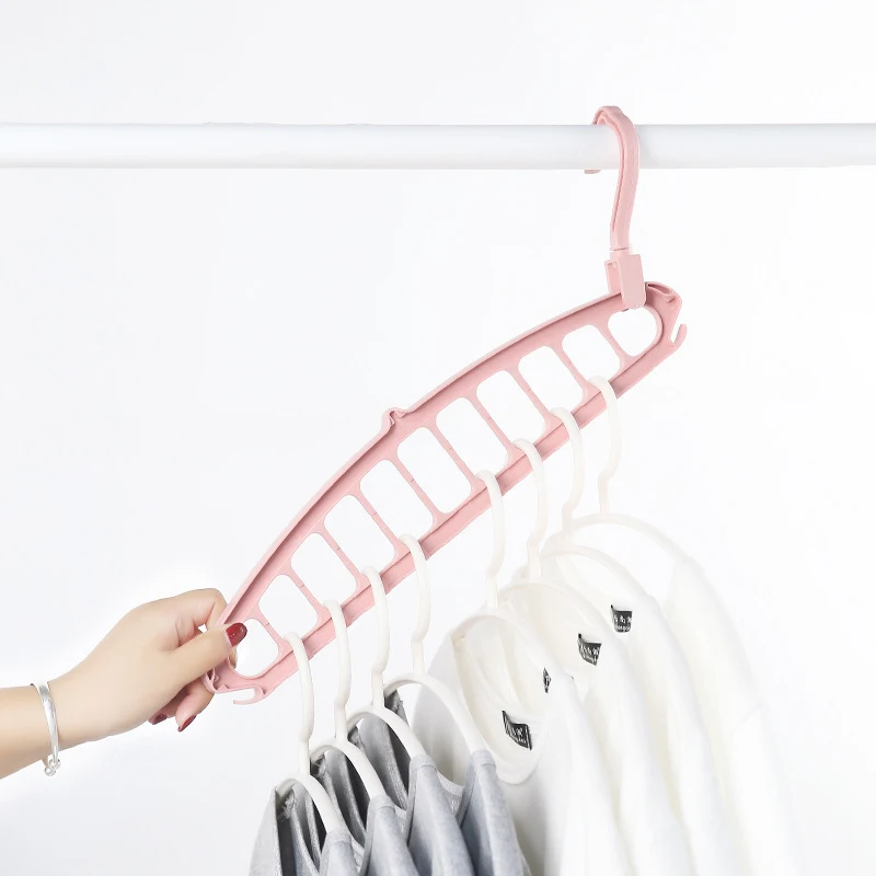 New Nine rotating holes magic hook multi-function folding clothes hanger clothes hanger drying clothes space-saving energy
New Nine rotating holes magic hook multi-function folding clothes hanger clothes hanger drying clothes space-saving energy