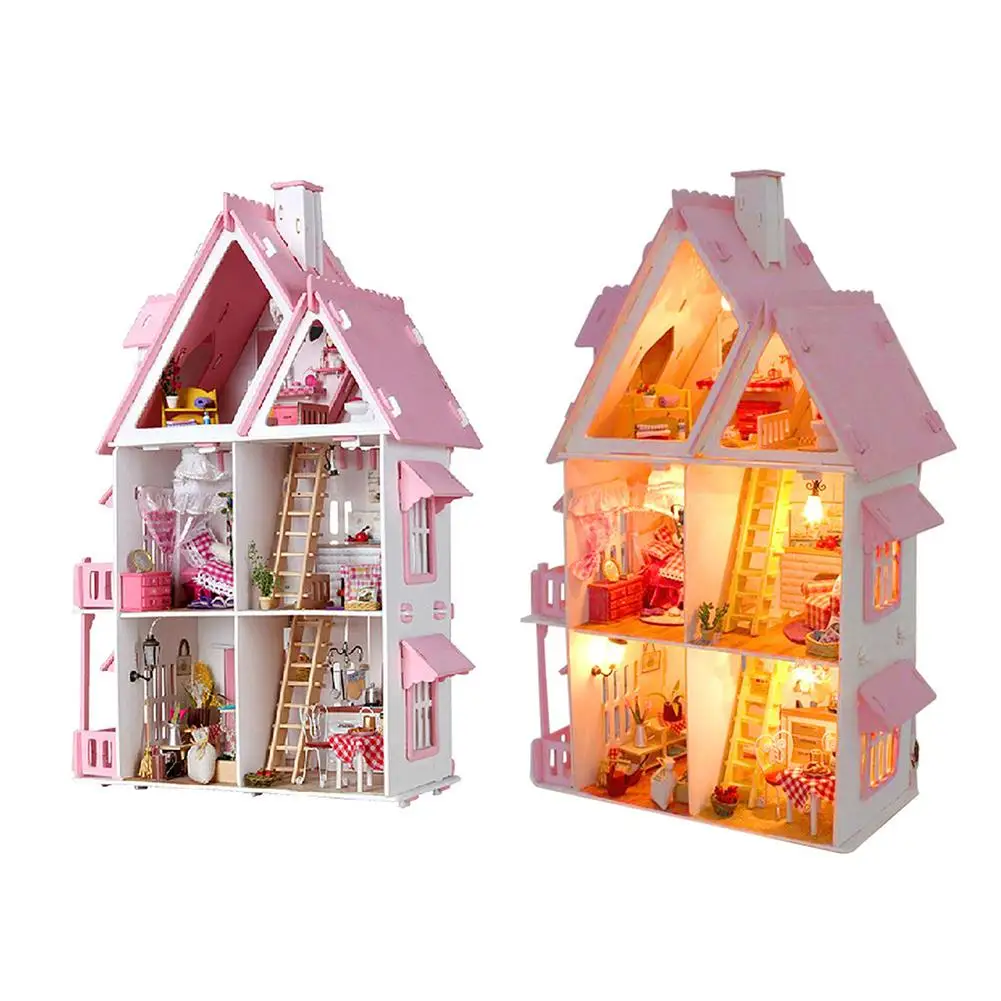 1 Set Furniture DIY Wooden Miniature Model Doll House Furniture Kit Music LED Toy 2020 Christmas Gifts Toys
1 Set Furniture DIY Wooden Miniature Model Doll House Furniture Kit Music LED Toy 2020 Christmas Gifts Toys