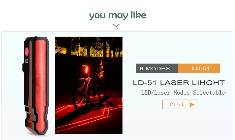 USB Rechargeable Front Rear Bicycle Light Lithium Battery LED Bike Taillight Cycling Helmet Light Lamp Mount Bicycle Accessories