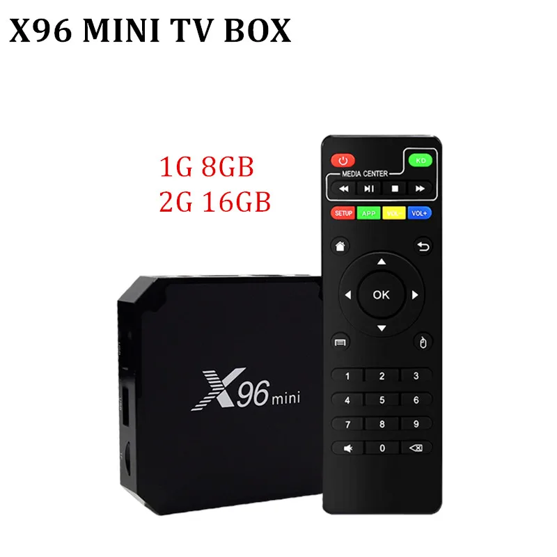 

X96 mini Smart TV BOX Android 7.1 X96 2GB/16GB 1GB/8GB Amlogic S905W Quad Core support 4K 30tps 2.4GHz WiFi x96mini Set top box