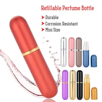 5ml Portable Mini Refillable Perfume Bottle Pump Empty Cosmetic Containers Spray Atomizer Bottle Makeup Tool for Travel 
5ml Portable Mini Refillable Perfume Bottle Pump Empty Cosmetic Containers Spray Atomizer Bottle Makeup Tool for Travel