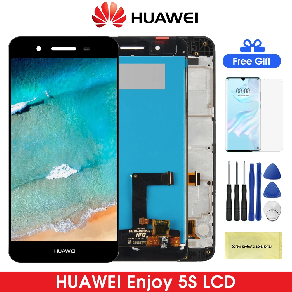 Умный ЖК-дисплей P8 lite для Huawei Enjoy 5s с сенсорным экраном дигитайзер Замена Smart GR3 Lcd |