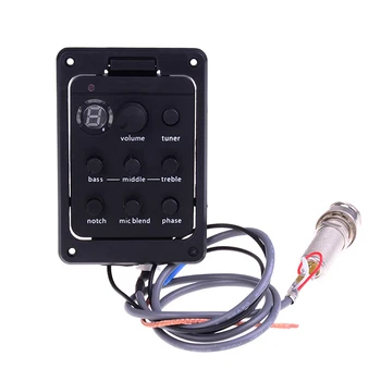 301 4-Band EQ Equalizer Acoustic Guitar Preamp Piezo Pickup Guitar Tuner with Mic Beat Board Quality Fishman
301 4-Band EQ Equalizer Acoustic Guitar Preamp Piezo Pickup Guitar Tuner with Mic Beat Board Quality Fishman