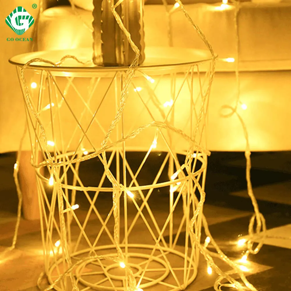 LED String Lights Battery Operated 1.5M 3M 6M 10M Garland Christmas Tree Wedding Party Decoration Holiday Fairy Light | Лампы и