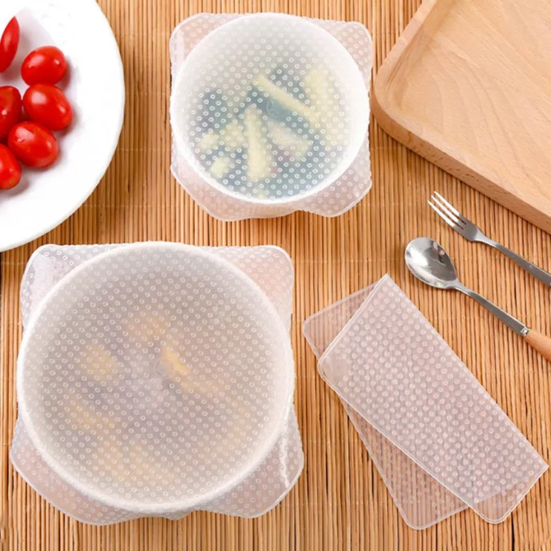 Silicone Bowl Lid Waste Food Wrap Reusable Kitchen Accessories Sealing Cap Stretching Refrigerator Microwave Oven
Silicone Bowl Lid Waste Food Wrap Reusable Kitchen Accessories Sealing Cap Stretching Refrigerator Microwave Oven