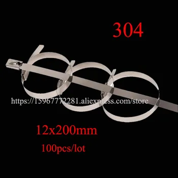 100PCS cable tie 304 self-locking stainless steel tie tape 12*200 cable metal insert tie tape plastic Marine transport Boat tie
100PCS cable tie 304 self-locking stainless steel tie tape 12*200 cable metal insert tie tape plastic Marine transport Boat tie