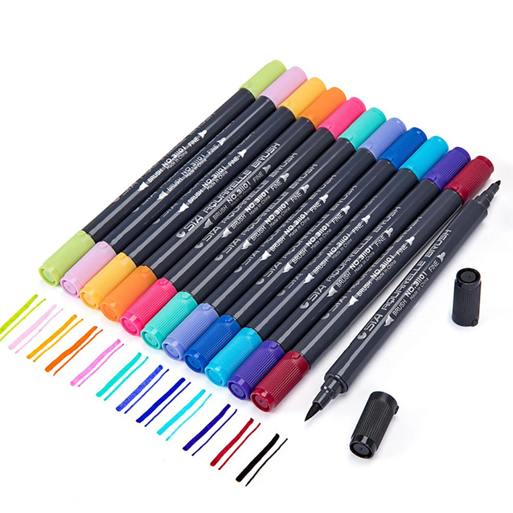 80 Colors Water Soluable Markers Dual-headed Brush Pen for Painting Sketch Design Art and School Supplies
80 Colors Water Soluable Markers Dual-headed Brush Pen for Painting Sketch Design Art and School Supplies