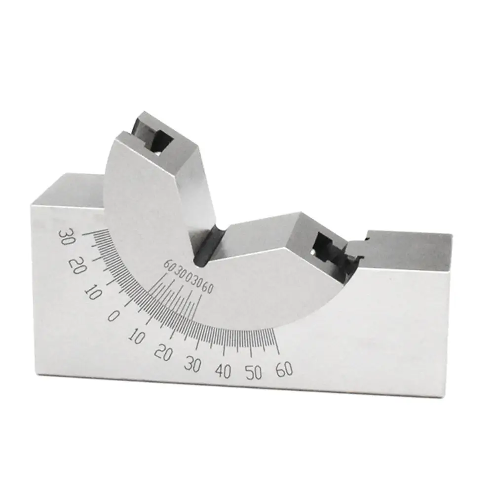 Adjustable Angle Block Gauge V Block Milling Setup 0-60 Degree Angle Plate Steel Gauge Milling Machine Accessories
Adjustable Angle Block Gauge V Block Milling Setup 0-60 Degree Angle Plate Steel Gauge Milling Machine Accessories