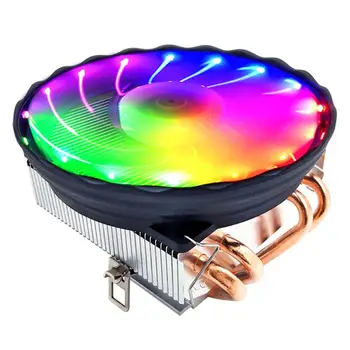 4 Heatpipes 120mm CPU Cooler LED RGB Fan for Intel LGA 1155/1151/1150/1366 AMD Processor cpu fan 
4 Heatpipes 120mm CPU Cooler LED RGB Fan for Intel LGA 1155/1151/1150/1366 AMD Processor cpu fan