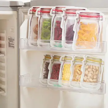 12PCS Mason Jar Zip Lock Storage Bags Sealed Cookies Pouch Transparent Food Freshness Package Damp Proof Bags for Home Office
12PCS Mason Jar Zip Lock Storage Bags Sealed Cookies Pouch Transparent Food Freshness Package Damp Proof Bags for Home Office