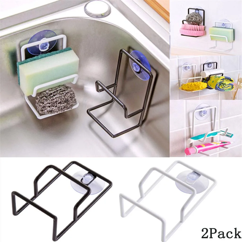 2pc Kitchen Suction Cup Base Brush Sponge Sink Towel Rack Washing Holder Towel Sponge Holder Storage Rack for Bathroom
2pc Kitchen Suction Cup Base Brush Sponge Sink Towel Rack Washing Holder Towel Sponge Holder Storage Rack for Bathroom